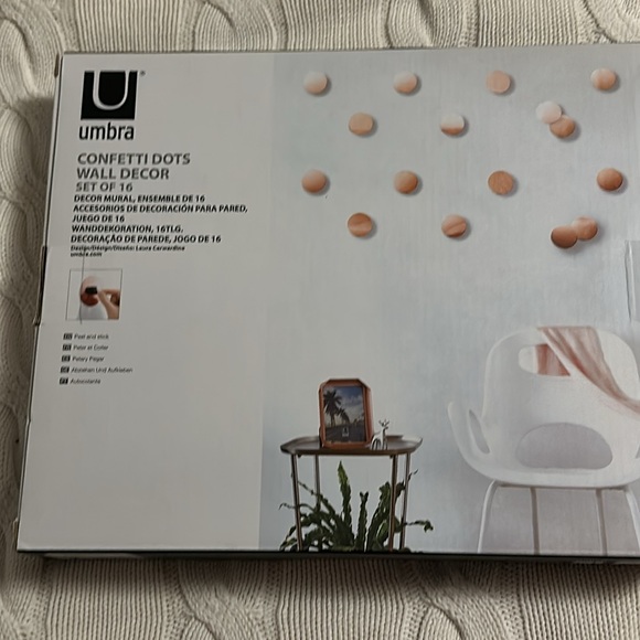 Umbra Rose Gold Confetti Dots Wall Decor - Picture 3 of 3